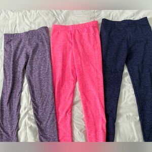 Dori creations soft heathered leggings. Three pairs. Size 5/6
